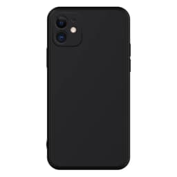 Black Liquid Silicone Phone Case for IPhone 13 12 11 14 15 Pro XS Max XR X 8 7 6S 6 Plus SE 2020 Soft Back Cover