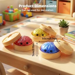 1PCS Glitter Dumpling Pressure Ball Slow Rebound Soft Pinch Decompression Office Home Decorat Children Adults Birthday Gifts