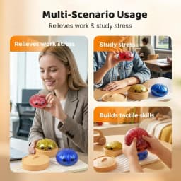 1PCS Glitter Dumpling Pressure Ball Slow Rebound Soft Pinch Decompression Office Home Decorat Children Adults Birthday Gifts