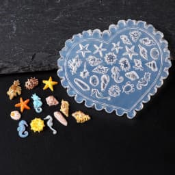 Summer Ocean Silicone Nail Mold 2Styles 3D Gel Manicure Molds Conch Seashell Starfish Charms Supplies Reusable Template Stencils