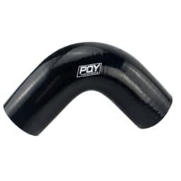 51mm / 63mm / 76mm / 51mm to 63mm / 63mm to 76mm 90 Degree 45 Degree Elbow Reduce Silicone Hose Pipe Black Blue