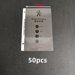 50pcs HD Hydrogel Film For All Phone Protecting Film Cutting Machine Matte/Anti Blue-Ray/UV/Privacy TPU LCD Screen Protector