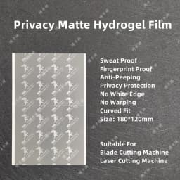 50pcs HD Hydrogel Film For All Phone Protecting Film Cutting Machine Matte/Anti Blue-Ray/UV/Privacy TPU LCD Screen Protector