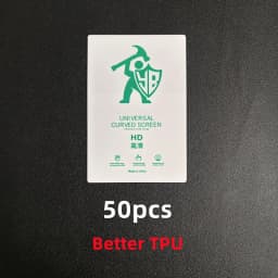 50pcs HD Hydrogel Film For All Phone Protecting Film Cutting Machine Matte/Anti Blue-Ray/UV/Privacy TPU LCD Screen Protector