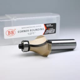 BB Corner Rounding Router Bit Concave Milling Cutter Bullnose Woodworking Tool Round Edge Trimmer Shank 1/2 1/4 Inch