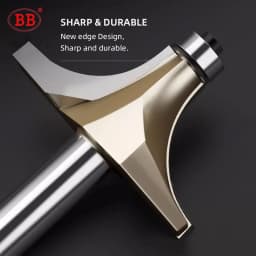 BB Corner Rounding Router Bit Concave Milling Cutter Bullnose Woodworking Tool Round Edge Trimmer Shank 1/2 1/4 Inch