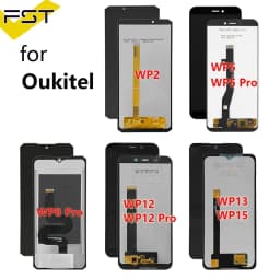 Original LCD Oukitel WP5 Pro LCD Display Touch Screen Digitizer Assembly For Oukitel WP21 WP7 WP8 WP26 WP13 WP15 WP12 WP28 WP19