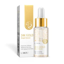 LAIKOU Serum Japan Sakura Essence Moisturizing Hyaluronic Acid Pure 24K Gold Brightening Vitamin C Face Serum Care Skin