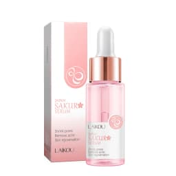 LAIKOU Serum Japan Sakura Essence Moisturizing Hyaluronic Acid Pure 24K Gold Brightening Vitamin C Face Serum Care Skin