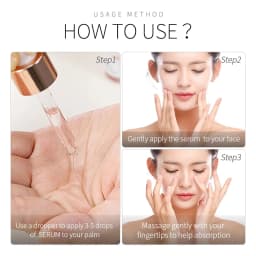 LAIKOU Serum Japan Sakura Essence Moisturizing Hyaluronic Acid Pure 24K Gold Brightening Vitamin C Face Serum Care Skin