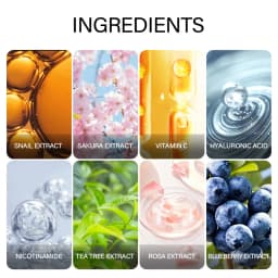 LAIKOU Serum Japan Sakura Essence Moisturizing Hyaluronic Acid Pure 24K Gold Brightening Vitamin C Face Serum Care Skin