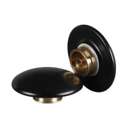 1pc Ceramic+Brass Basin Drain Push Button Waste Bathroom Sink Easy Click Clack Plug Push Button 68mm For Bathroom Hardware