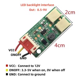 Universal 7-27 inch LCD display backlight constant current board led light bar buck/boost board light bar high voltage board