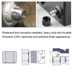 1PCS AN6 AN8 AN10 AN12 AN16 Fitting AN20 Male Billet Stainless Steel Straight Male Weld Fitting Adapter Weld Bung Nitrous