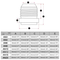 1PCS AN6 AN8 AN10 AN12 AN16 Fitting AN20 Male Billet Stainless Steel Straight Male Weld Fitting Adapter Weld Bung Nitrous