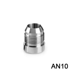 1PCS AN6 AN8 AN10 AN12 AN16 Fitting AN20 Male Billet Stainless Steel Straight Male Weld Fitting Adapter Weld Bung Nitrous