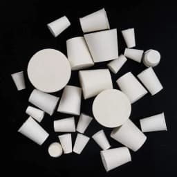 2Pcs 8mm-62mm Tapered Solid Rubber Stopper Plug Pipe Laboratory Test Tube Bungs Seal 15 Assorted Sizes #000 - #12
