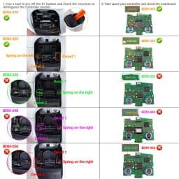 eXtremeRate Face Clicky Kit V2, Custom Tactile Dpad Action Buttons, Mouse Click Kit for ps5 Controller BDM-010 & BDM-020