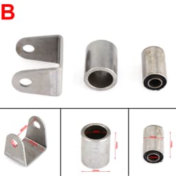 1Set Swing Arm Support Buffer Sleeve With Steel Bushing Hanging Lugs Fit For ATV Scooter UTV Go Kart Quad Bike Buggy Suspension