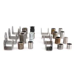1Set Swing Arm Support Buffer Sleeve With Steel Bushing Hanging Lugs Fit For ATV Scooter UTV Go Kart Quad Bike Buggy Suspension