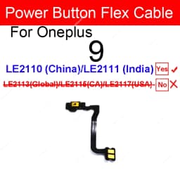 For Oneplus 1+ 9 9 Pro 9R 9RT On Off Power Volume Side Buttons Volume Power Keys Flex Ribbon Replacement