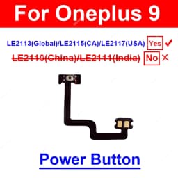 For Oneplus 1+ 9 9 Pro 9R 9RT On Off Power Volume Side Buttons Volume Power Keys Flex Ribbon Replacement