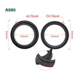 43x54x11 Fork Oil Seal 43 54 Dust Seal For Honda CBR900RR CBR929RR CBR900 CBR929 CBR954 CBR954RR CBR 900 929 954 1000 CBR1000RR