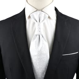 Luxury Men‘s Paisley Tie Red Black Blue Tuxedo Vest Ascots Neck Tie Tied Knot For Business Wedding Party Gentleman Accessories
