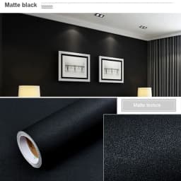 Waterproof Self-Adhesive Bedroom Warm Wallpaper Pure Gray Wall Stickers Student Dormitory Decoration Furniture Renovation Film