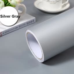 Waterproof Self-Adhesive Bedroom Warm Wallpaper Pure Gray Wall Stickers Student Dormitory Decoration Furniture Renovation Film