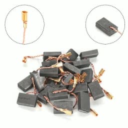 20Pcs 5x10x15mm Carbon Brush For Bosch 125 14-150 Hitachi for Worx Hilti Angle Grinder Power Tool