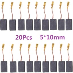 20Pcs 5x10x15mm Carbon Brush For Bosch 125 14-150 Hitachi for Worx Hilti Angle Grinder Power Tool