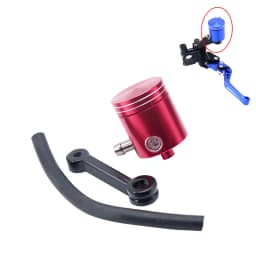 ZSDTRP Universal Motorcycle Front Brake Clutch Fluid Bottle Master Cylinder Oil Reservoir Tank Cup For Honda Suzuki Kawasaki