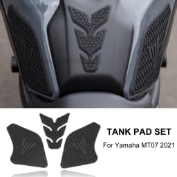 New 2024 2023 FOR YAMAHA MT07 MT-07 MT 07 Motorcycle Accessories Non-slip Side Fuel Tank Stickers Waterproof Pad Rubber Sticker
