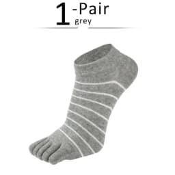 1 Pair Pure Cotton Five Finger Ankle Socks Woman Girl Striped Solid Fashion Cute Harajuku No Show Socks With Toes Hot Sell