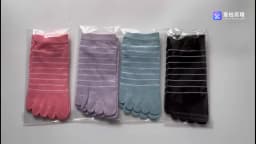 1 Pair Pure Cotton Five Finger Ankle Socks Woman Girl Striped Solid Fashion Cute Harajuku No Show Socks With Toes Hot Sell
