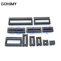 10PCS IC Sockets DIP6 DIP8 DIP14 DIP16 DIP18 DIP20 DIP28 DIP40 pins Connector DIP Socket 6 8 14 16 18 20 24 28 40 pin