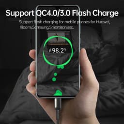 KUULAA USB C Cable to USB Type C Cable PD 100W Fast Charger Cord USBC to Type-C Cable for iPhone15 Samsung MacBook iPad Xiaomi