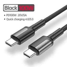 KUULAA USB C Cable to USB Type C Cable PD 100W Fast Charger Cord USBC to Type-C Cable for iPhone15 Samsung MacBook iPad Xiaomi