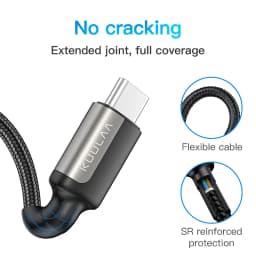 KUULAA USB C Cable to USB Type C Cable PD 100W Fast Charger Cord USBC to Type-C Cable for iPhone15 Samsung MacBook iPad Xiaomi