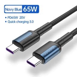 KUULAA USB C Cable to USB Type C Cable PD 100W Fast Charger Cord USBC to Type-C Cable for iPhone15 Samsung MacBook iPad Xiaomi