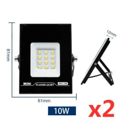 2pcs/lot Led Flood Light AC220V 240V 10W 20W 30W 50W 100W 150W Outdoor Floodlight Spotlight IP67 Waterproof Street Lamp Lighting