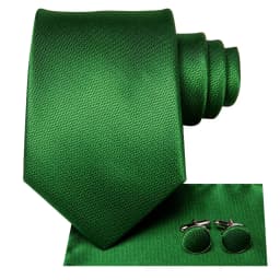 Hi-Tie Designer Green Solid Striped Paisley Wedding Tie For Men Necktie Hanky Cufflink Fashion Business Party Dropshipping