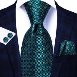 Hi-Tie Designer Green Solid Striped Paisley Wedding Tie For Men Necktie Hanky Cufflink Fashion Business Party Dropshipping