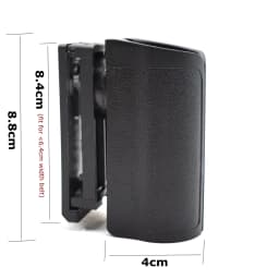 Tactical Pepper Spray Tear Gas Holster For Expandable Baton Holster 360 Degree Rotable Flashlight Pouch Case Nylon Plastic