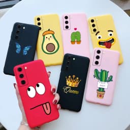 For Samsung Galaxy S21 FE 5G Case Shockproof Fundas Cute Painted Silicone Slim Soft Cover For samsung S21 FE S21fe Bumper Cases