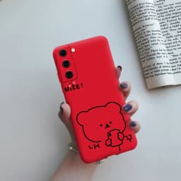 For Samsung Galaxy S21 FE 5G Case Shockproof Fundas Cute Painted Silicone Slim Soft Cover For samsung S21 FE S21fe Bumper Cases