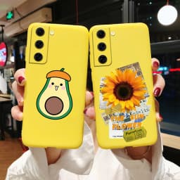 For Samsung Galaxy S21 FE 5G Case Shockproof Fundas Cute Painted Silicone Slim Soft Cover For samsung S21 FE S21fe Bumper Cases