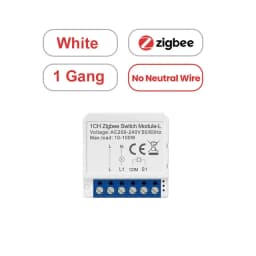AVATTO Tuya Smart Zigbee Switch Module 2 Way Control, Smart Home 1/2/3/4 Gang Automation DIY Breaker Work for Alexa Google Home