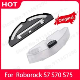 Original Roborock S7 Electrically Controlled Water Tank Mops Cloth Mount Dust Box Spare Parts Vacuum Cleaner Accessories
